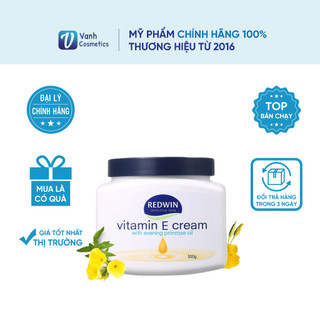 Kem Dưỡng Ẩm Vitamin E Redwin Úc Hũ Siêu To 300ml - Vanh Cosmetics