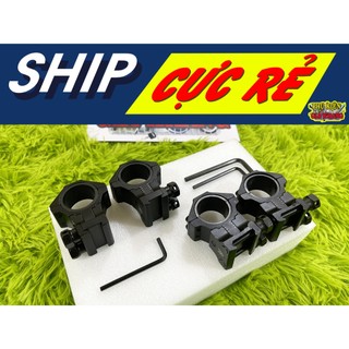 Chân đỡ nâng hạ ray 11mm và 20mm | Chân đỡ cực chắc chắn sơn anod