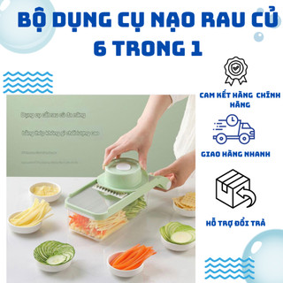Dụng Cụ Cắt Thái Rau Củ Nhà Bếp 6 Lưỡi Dao MClean.Offcial