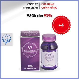 Combo 4 hộp KOOCONAM viên uống nội tiết, giảm nám (Hộp 30viên)