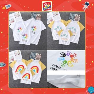 Áo phông cộc tay gia đình mặc đi chơi - đi biển cho Bố - Mẹ - Con trai - Con gái (N00682)