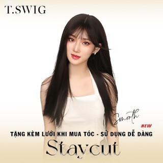 Tóc giả Nguyên Đầu TSWIG, giả nguyên đầu thẳng, tóc bộ cao cấp