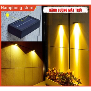 Đèn LED Gắn Tường Ngoài Trời Thông Minh Chống Nước Chạy Năng Lượng Mặt Trời