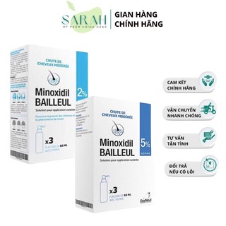 Thuốc xịt mọc tóc minoxidil bailleul 2% - nhập trực tiếp pháp - kích thích mọc tóc -hsd 2026