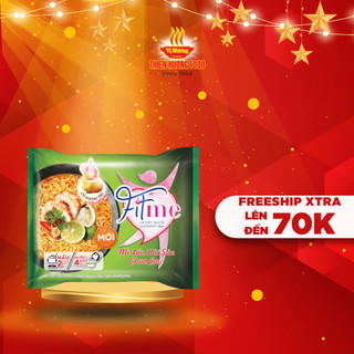 Thùng 36 Gói Mì Lẩu Hải Sản Chua Cay Fitme Có Bổ Sung Collagen 80g/gói