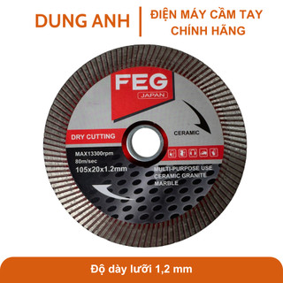 Lưỡi cắt gạch đa năng FEG, đĩa cắt đá 105mm chính hãng