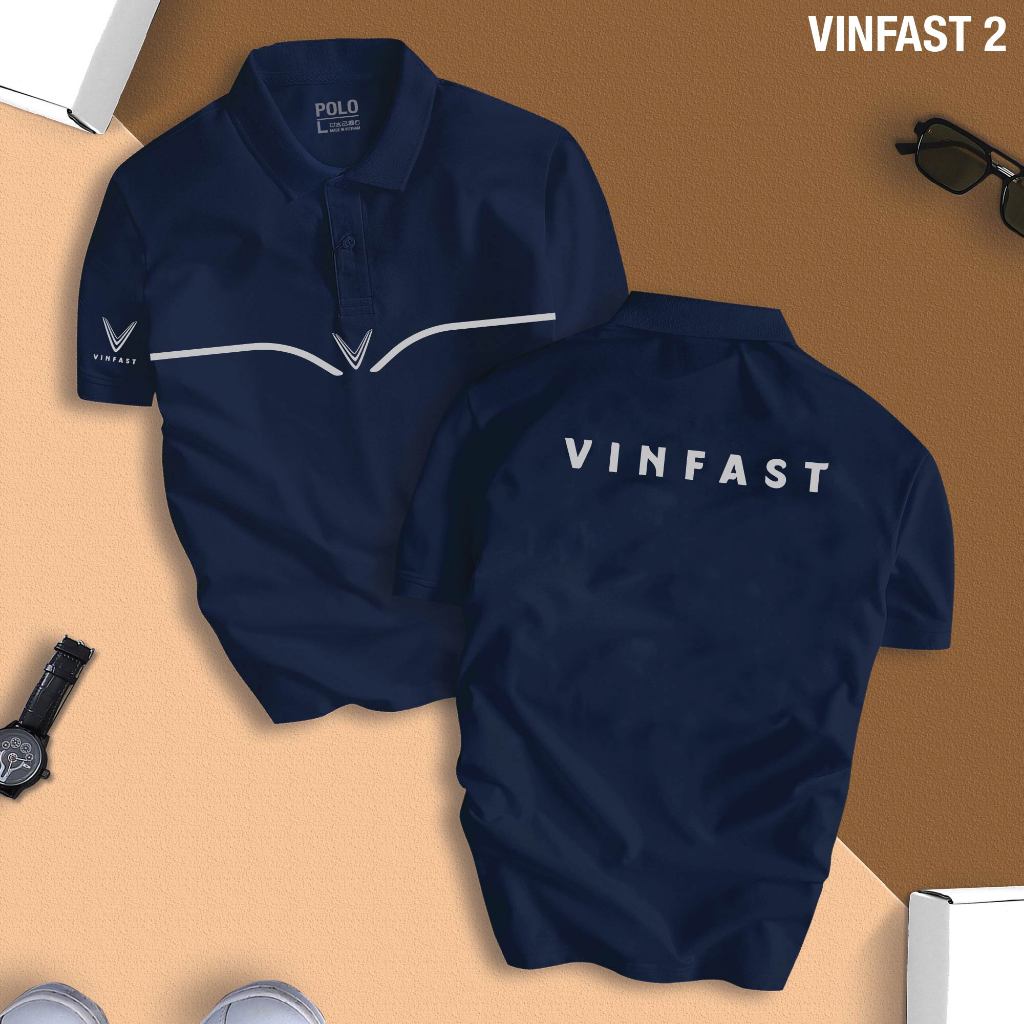 [VINFAST 2] - Áo Polo Vinfast Hàng Chuẩn Hãng Mẫu Mới - Inbox Shop Hỗ Trợ in tên Showroom, Đặt SLL