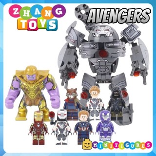 Đồ chơi Xếp hình Thor Ronin - Pepper Rocket Racoon - Captain America Iron man - War Machine Thanos Minifigures SY1318