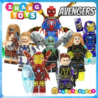 Đồ chơi Xếp hình Iron Man gồm Pepper MK49 - Thor - Marvel - Octopus - Captain America - Hawkeye Minifigures Kopf KF6097
