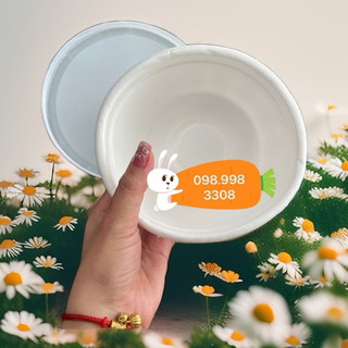 Com bo 100 cái bát xốp có nắp