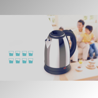 Ấm siêu tốc inox 1.8L HAPPY TIME HTD1081
