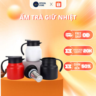 Ấm Pha Trà Giữ Nhiệt Inox 316 Dung Tích 1000ml Có Lưới Lọc Cao Cấp