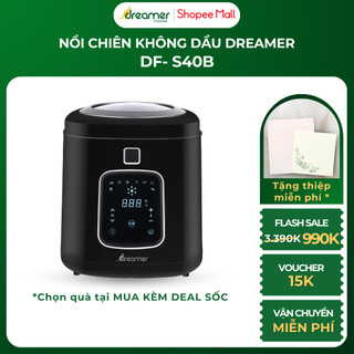 Nồi Chiên Không Dầu DREAMER DF-S40B Cảm Ứng 8 Chức Năng Nấu - [HÀNG ÚC CHÍNH HÃNG] - Bảo Hành 12 Tháng