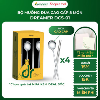 [HÀNG ÚC CHÍNH HÃNG]-Bộ muỗng đũa INOX cao cấp 8 món DCS-01