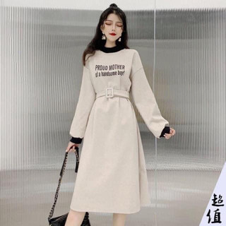 Đầm suông tay dài ko kèm đai sz S-M