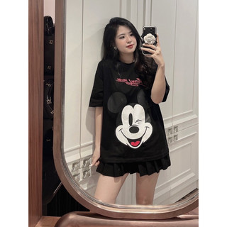 Áo Phông Mickey Đơn Giản From Dáng Rộng
