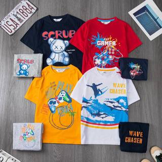 Bộ bé trai cotton size đại sale