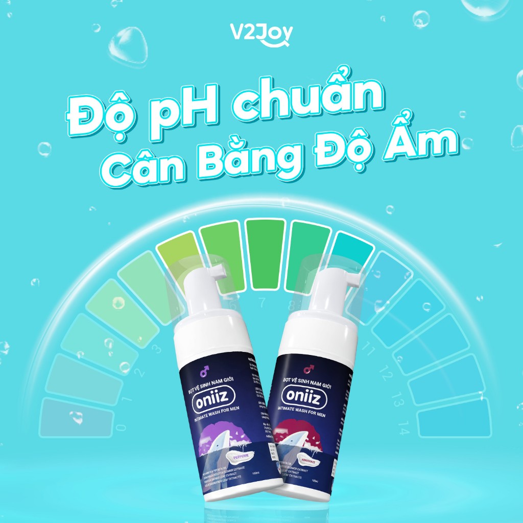 Bọt vệ sinh nam giới Oniiz Dung dịch tạo bọt 100ml - V2Joy Vietnam