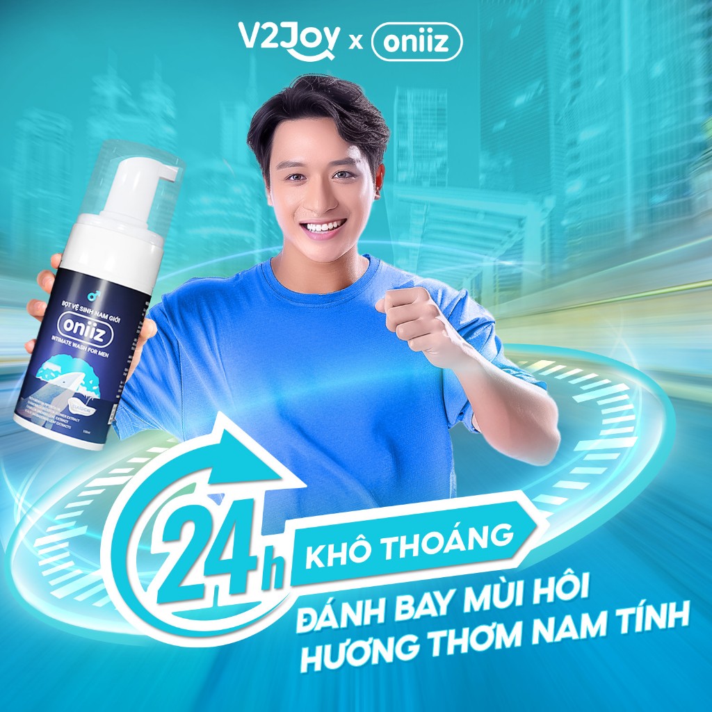 Bọt vệ sinh nam giới Oniiz Dung dịch tạo bọt 100ml - V2Joy Vietnam