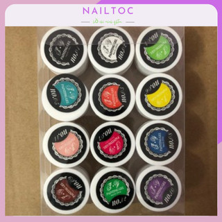Gel vẽ nail , vẽ móng 12 màu loãng phù hợp với tô màu