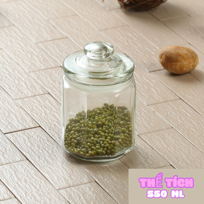 Hủ thủy tinh cao cấp nắp thủy tinh, hủ thủy tinh 380ml,550ml,900ml,1500ml,2000ml,3000ml