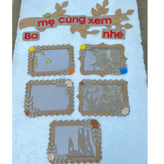 Góc ba mẹ cùng xem nhé chất bìa dùng trong trang trí mầm non cho bé
