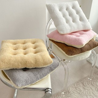 Nệm Lót Ghế Vuông Chất Liệu Bông Mềm Mịn Dày Dặn, Đệm Ngồi Bệt Hai Mặt Thiết Kế Hạt Chống Trơn Trượt