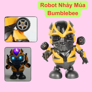 Robot nhảy múa đồ chơi robot cho bé hình Bumblebee siêu bền siêu đáng yêu cho bé vui vẻ nhảy múa cùng cả ngày
