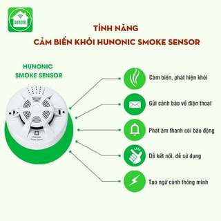 CẢM BIẾN KHÓI HUNONIC SMOKE SENSOR