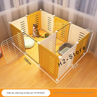 Lồng quây ngoài trời nhựa cứng cho thú cưng, hàng rào chó mèo ngoài trời hoặc trong nhà Mã CM14 - H2 Store.