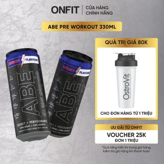 Applied nutrition abe pre-workout dạng lon | hỗ trợ tăng sức mạnh sức bền, tập trung trước tập