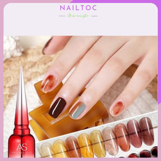 Sơn gel as mã adp - màu thạch | chai đỏ 15ml