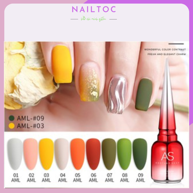 Sơn Gel AS mã AML | chai đỏ 15ML