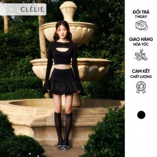 Chân váy ngắn tà bí | hazel skirt - clélie
