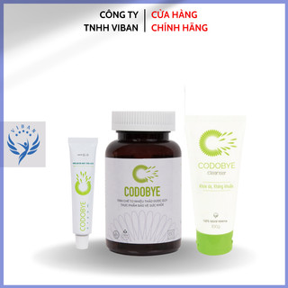Bộ sản phẩm CODOBYE ngừa mụn