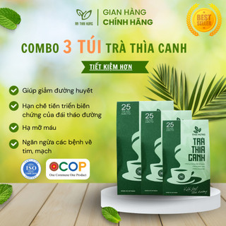  Trà Thìa Canh Thái Hưng - Khắc Tinh Của Tiểu Đường 25 Túi Lọc 125g