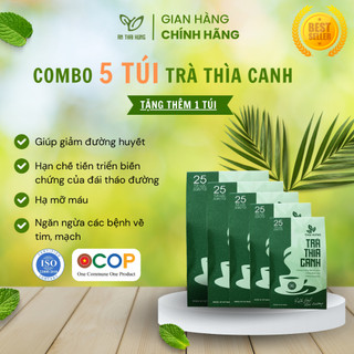  Trà Thìa Canh Thái Hưng - Khắc Tinh Của Tiểu Đường 25 Túi Lọc 125g