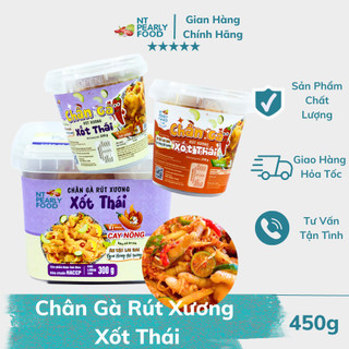Chân Gà Rút Xương Xốt Thái_Chân Gà Rút Xương Xả Tắc Ngọc Tú_Chân Giòn + Xốt Thơm