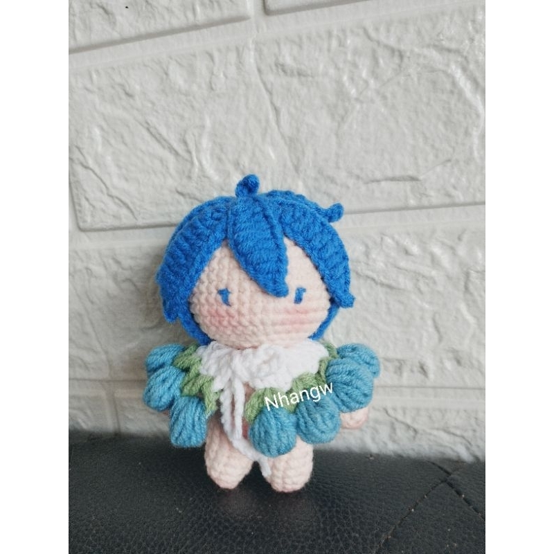 Doll PLAVE bằng len thủ công 12cm. (Có nhận làm doll theo yêu cầu)