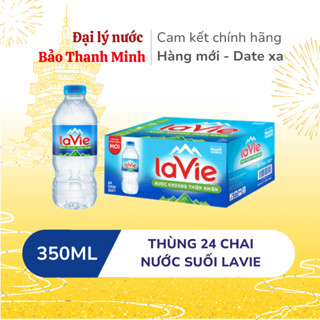 [HOẢ TỐC] Nước suối LAVIE 350ml (Thùng 24 chai) (Date xa)