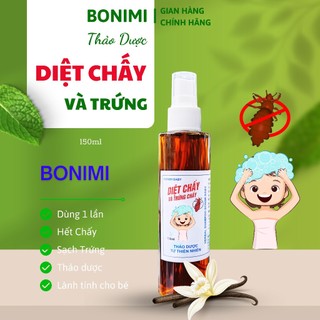 Ủ Chấy. Dầu Gội Diệt Chấy Bonimi. Dầu gội chấy chí Bonimi Chính Hãng. Diệt Chấy Và Trứng Cho Bé