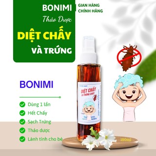 Dầu Gội Hết Chấy Chí Và Trứng. Ủ Chấy Gia Truyền. Dầu Gội Chí Chấy Bonimi Baby 150ml