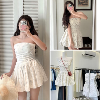 Đầm quây hoa nhí dáng ngắn có lót quần Hila Dress