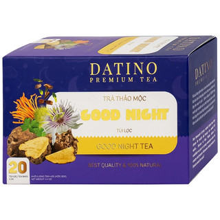 Trà ngủ ngon thảo mộc Good Night Datino Premium Tea giúp tạo giấc ngủ tự nhiên (20 túi x 2g)