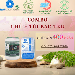 Combo men vang, men làm rượu trái cây, vang nho, gồm 1 hủ và 1 túi bạc, men vi sinh bột mịn, ủ trực tiếp.