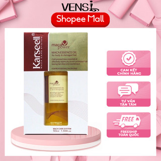 Tinh Dầu Dưỡng Tóc KARSEELL Maca 50ml Dưỡng Tóc Khô Sơ Tóc Nhuộm Phục Hồi Mềm Mượt Chuẩn Salon