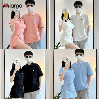 Set Thun Đồ Đôi Nam Nữ Thời Trang Miamo (Áo Thun Nam + Đầm Nữ) Phong Cách Hàn Quốc Dễ Thương MO90