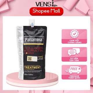 Kem Ủ Tóc KERATIN PALLAMINA 500ml Phục Hồi Siêu Mượt Cho Tóc Giòn, Dễ Gãy, Mất Độ Đàn Hồi