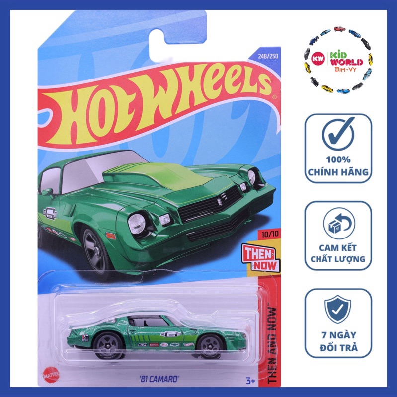 Xe mô hình Hot Wheels basic '81 Camaro HCV81.