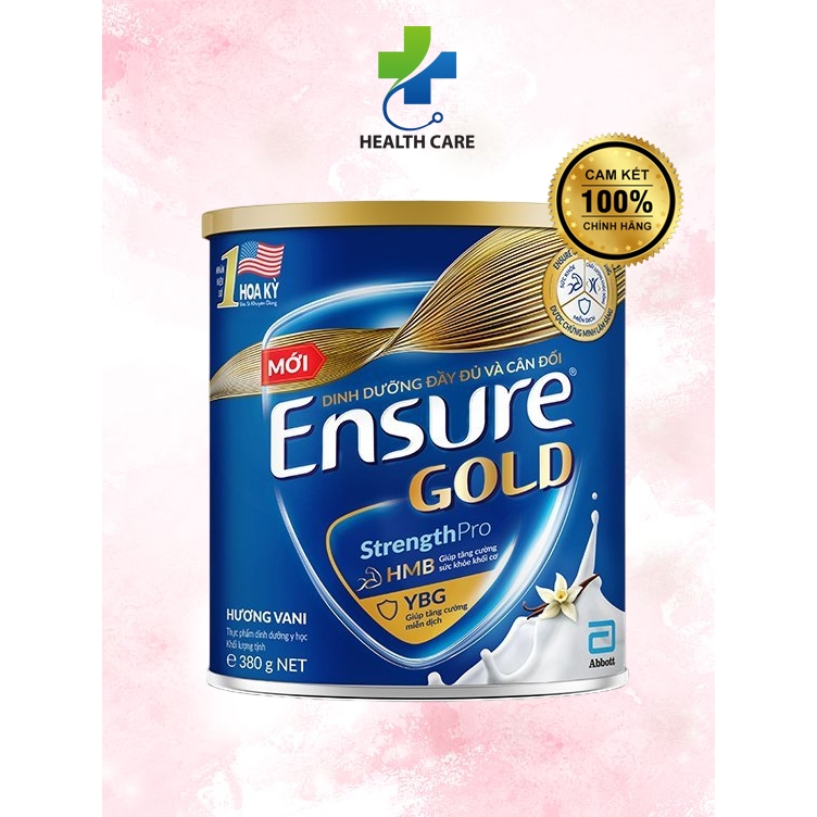 Sữa bột Ensure Gold Strengthpro phục hồi và tăng cường sức khỏe hương vani lon 400g